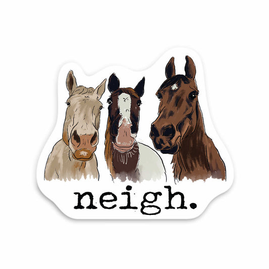 Barefoot Baby Neigh Sticker