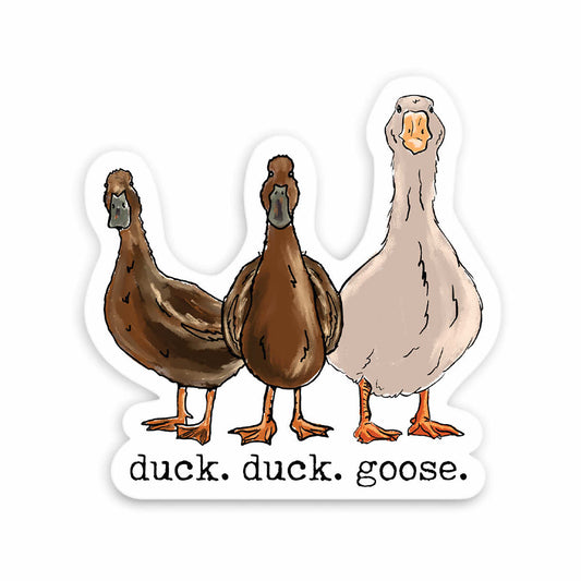 Barefoot Baby Duck Duck Goose Sticker