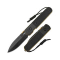 Locust Spear Point Folding Knife Black