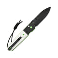 Locust Spear Point Folding Knife White