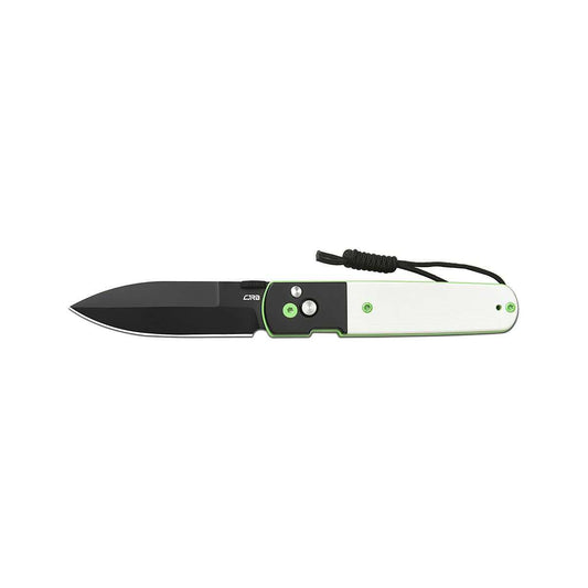 Locust Spear Point Folding Knife Black