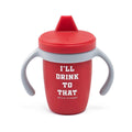 Bella Tunno I'll Drink To That Happy Sippy Cup Cherry