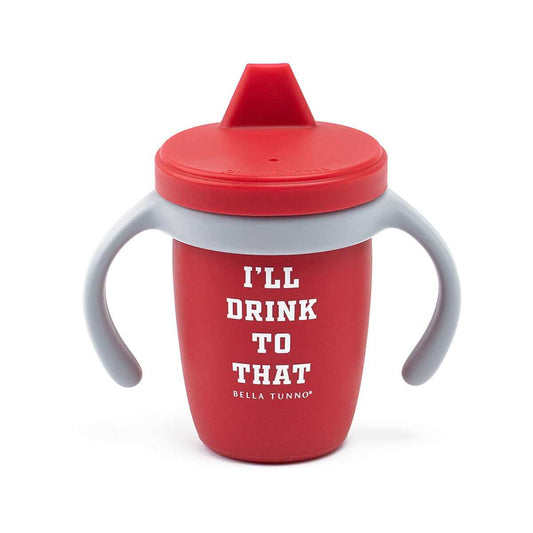 Bella Tunno I'll Drink To That Happy Sippy Cup Cherry