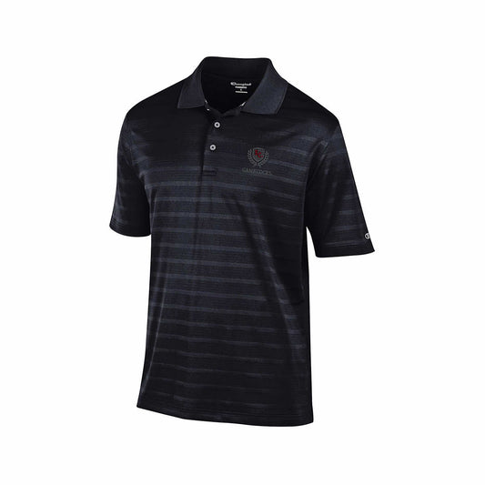 Men's University of South Carolina Textured Short Sleeve Polo Shirt Black