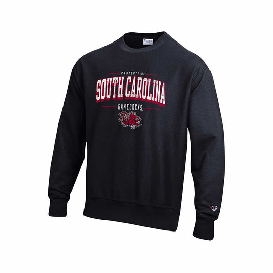 University of South Carolina Reverse Weave Crew Sweatshirt Black