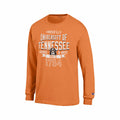 University of Tennessee Orange and White Vols Long Sleeve T-Shirt Spirited Orange