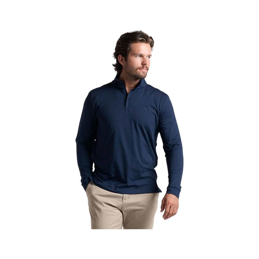 Birddogs Men's Super Soft Quarter Zip Pullover Oatmeal Heather