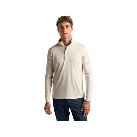 Birddogs Men's Super Soft Quarter Zip Pullover Oatmeal Heather