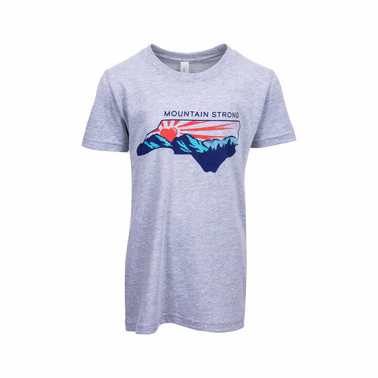 Youth Mountain Strong Hurricane Relief Short Sleeve T-Shirt Ath Heather