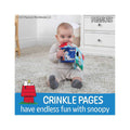 Kids Preferred Peanuts Snoopy On The Go Baby Sensory Book
