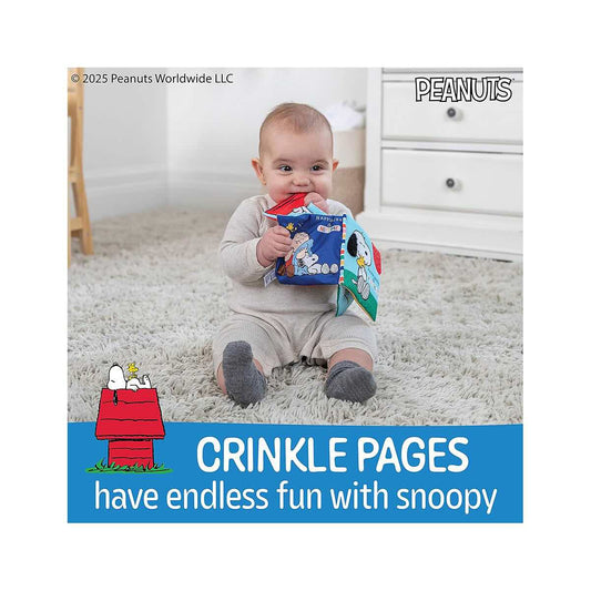 Kids Preferred Peanuts Snoopy On The Go Baby Sensory Book