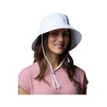 Women's Diamond Crest Sun Hat White