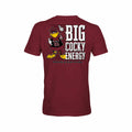 Eat More Tees Gamecocks Big Cocky Energy Short Sleeve T-Shirt Garnet