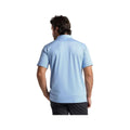 Birddogs Men's Performance Short Sleeve Polo Shirt  Medblu Pncil Strp