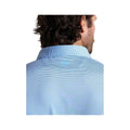 Birddogs Men's Performance Short Sleeve Polo Shirt  Medblu Pncil Strp