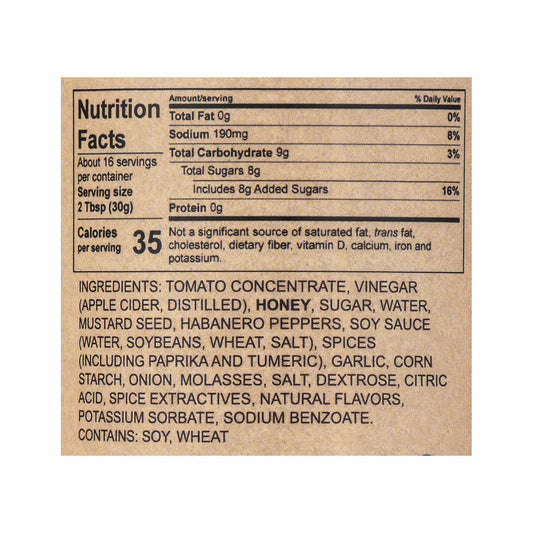 Savannah Bee Hot Honey BBQ Sauce