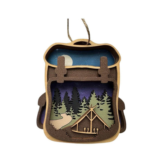 Camping Bag Ornament