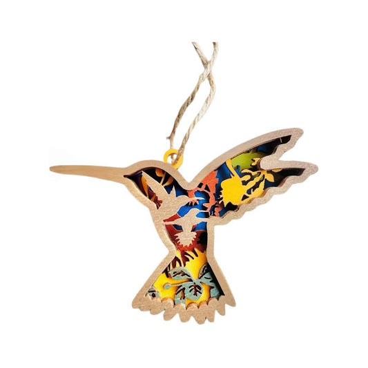 Colorful Hummingbird Ornament