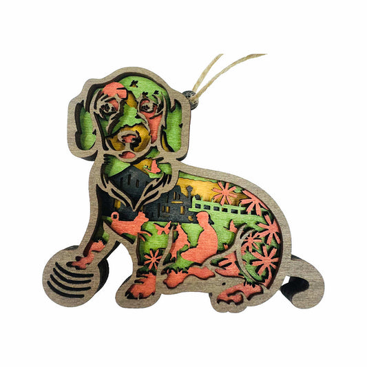 Playing Puppy Ornament