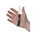 Jigged Rough Black Synthetic Sod Buster Jr Knife