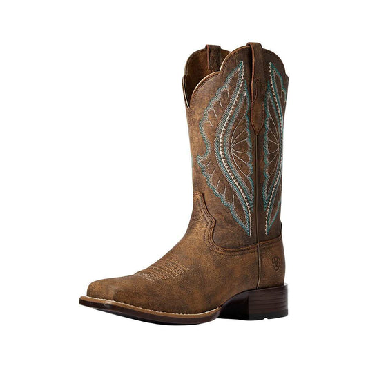 Ariat Women's PrimeTime Western Boots Tack Room Brown