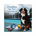 Pickleball Paddle Squeaky Dog Toy