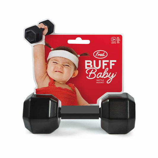 Fred & Friends Dumbbell Rattle Baby Toy