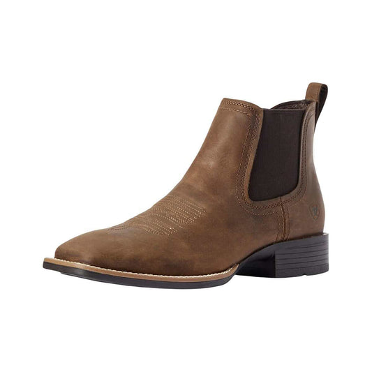 Ariat Men's Booker Ultra Western Boots Distressed Tan
