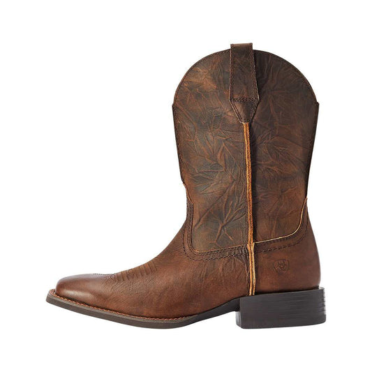 Color swatch for Ariat Men's Sport Rambler Western Boots in Bartop Brown