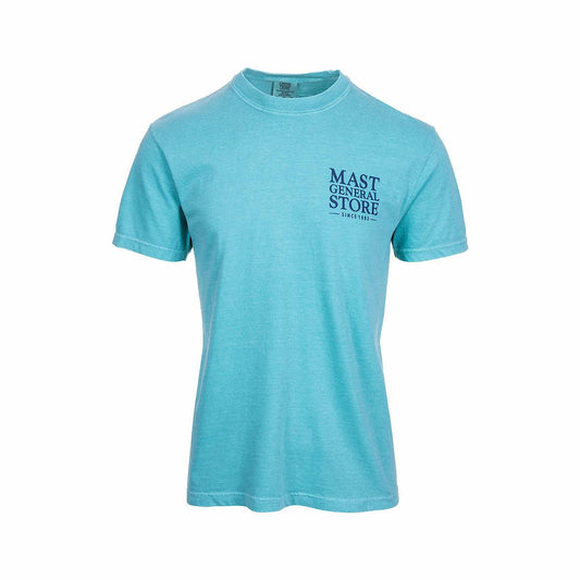 High Range Mast General Store Welcoming Committee Short Sleeve T-Shirt Seafoam