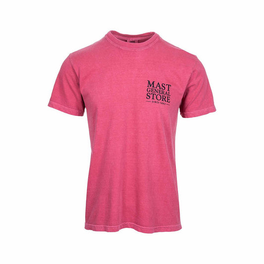 Color swatch for High Range Hendersonville Black Bear Double Exposure Short Sleeve T-Shirt in Crimson