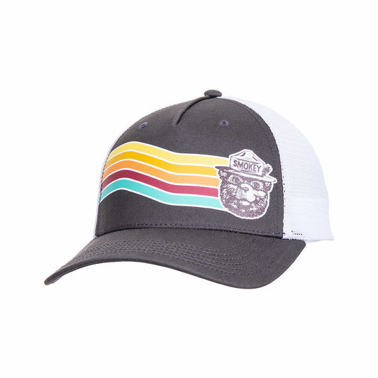 Smokey Bear Retro Protect Hat Charcoal