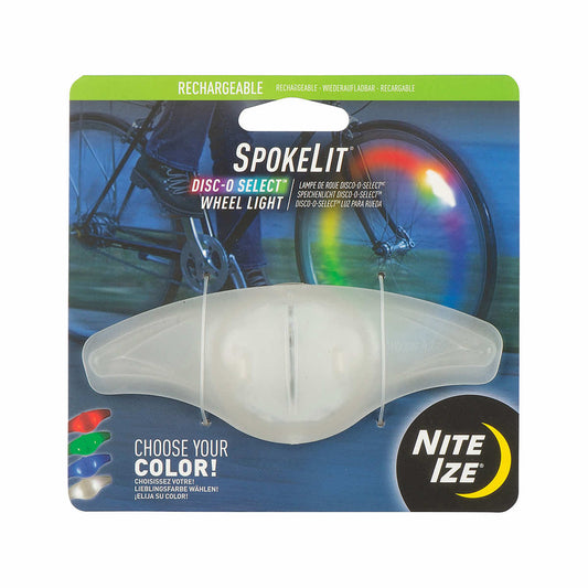 SpokeLit Rechargeable Wheel Light - Disc-O Tech