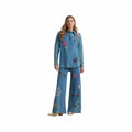 Wrangler Women's Lainey Wilson Embroidered Denim Long Sleeve Shirt