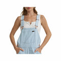 Wrangler Women's Lainey Wilson Denim Stripe Overalls, alternate view 3