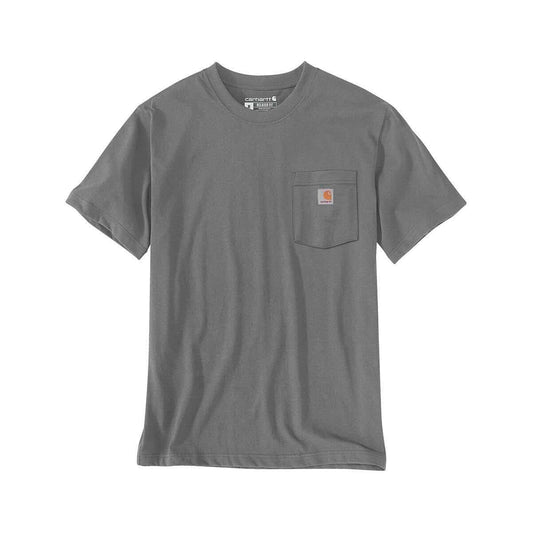Color swatch for Carhartt Men's Irvine Relaxed Eagle Short Sleeve T-Shirt in Weather Ash Htr
