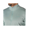 Carharrt Men's Force Sun Defender Relaxed 1/2 Zip Pullover  Green Slate Htr