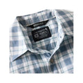 Carhartt Men's Bozeman Relaxed Short Sleeve Plaid Shirt  Iron Blue
