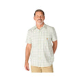 Carhartt Men's Bozeman Relaxed Short Sleeve Plaid Shirt Smoked Teal