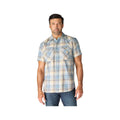 Carhartt Men's Montana Bozeman Relaxed Short Sleeve Plaid Shirt Rolling Thunder