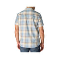 Carhartt Men's Montana Bozeman Relaxed Short Sleeve Plaid Shirt  Rolling Thunder