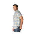Carhartt Men's Montana Bozeman Relaxed Short Sleeve Plaid Shirt  Rolling Thunder