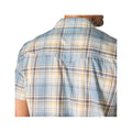 Carhartt Men's Montana Bozeman Relaxed Short Sleeve Plaid Shirt  Rolling Thunder