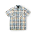 Carhartt Men's Montana Bozeman Relaxed Short Sleeve Plaid Shirt  Rolling Thunder