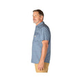Carhartt Men's Montana Bozeman Relaxed Short Sleeve Plaid Shirt  Iron Blu Bndna Prt