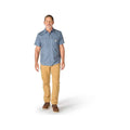 Carhartt Men's Montana Bozeman Relaxed Short Sleeve Plaid Shirt  Iron Blu Bndna Prt