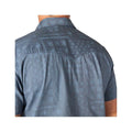 Carhartt Men's Montana Bozeman Relaxed Short Sleeve Plaid Shirt  Iron Blu Bndna Prt