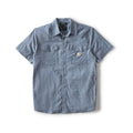 Carhartt Men's Montana Bozeman Relaxed Short Sleeve Plaid Shirt  Iron Blu Bndna Prt
