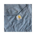 Carhartt Men's Montana Bozeman Relaxed Short Sleeve Plaid Shirt  Iron Blu Bndna Prt