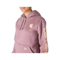 Carhartt Women's Iconic Clarksburg Logo Hoodie  Ashberry V